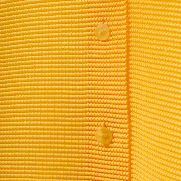Issey Miyake Bright Yellow Pleat Ruffle Tie Cardigan - Picture 7 of 10